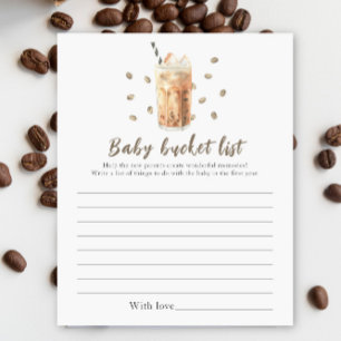 Baby braut eiskalten Kaffee - Babywaschliste