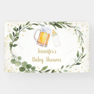 Baby Braut Green Baby Dusche Banner