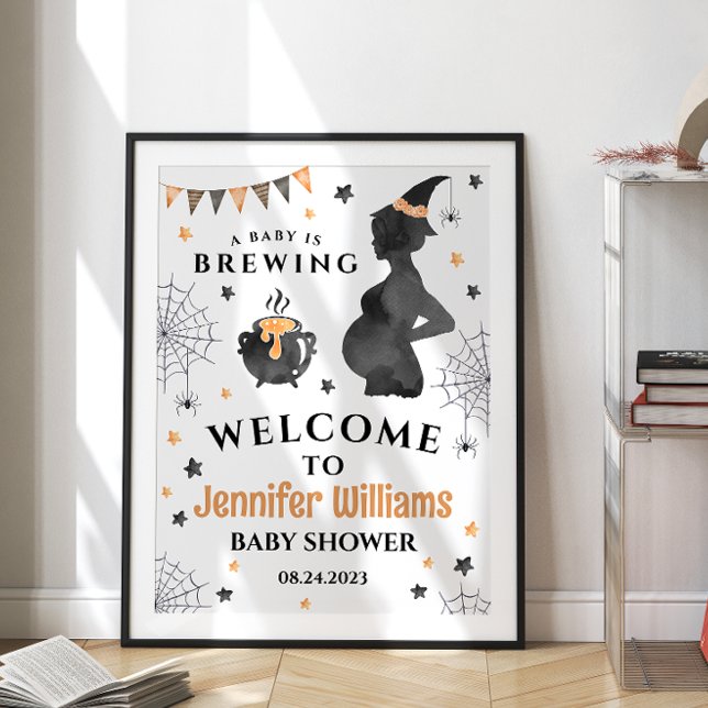Baby braut Halloween Baby Dusche Begrüßungszeichen Poster (Von Creator hochgeladen)
