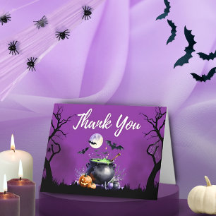 Baby braut Halloween Baby Dusche Dankeskarte