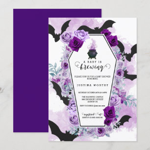 Baby braut Halloween Baby Dusche Einladung