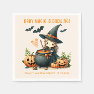 Baby braut Halloween-Babydusche Serviette