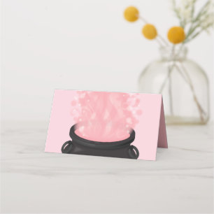 Baby braut Hexendusche Gothic Pink Girl Platzkarte