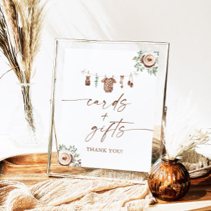 Baby Braut Kaffee Baby Shower Karten & Geschenke Poster