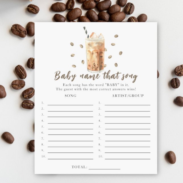 Baby braut Kaffee - Benennen Sie das Liedspiel (Von Creator hochgeladen)