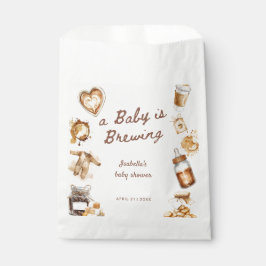 Baby braut Kaffee braun Baby-Party Geschenktütchen