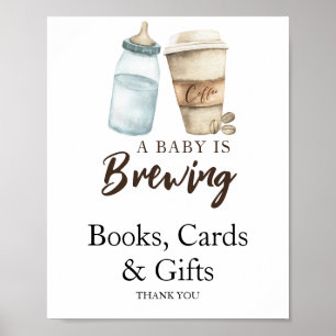 Baby braut Kaffee Bücher Karten & Geschenke Poster
