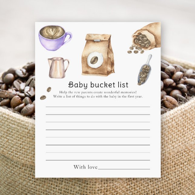 Baby braut Kaffee - Eimerliste (Von Creator hochgeladen)