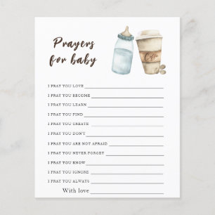 Baby braut Kaffee Gebete für Baby
