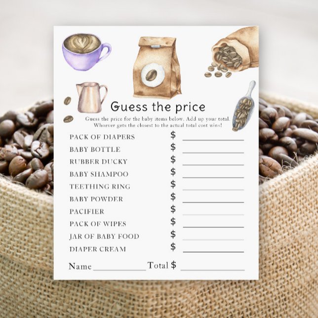 Baby braut Kaffee - Price Guess Game (Von Creator hochgeladen)