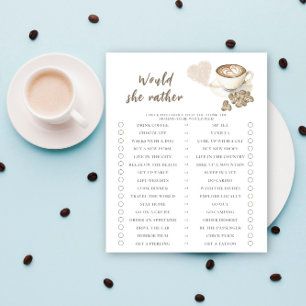 Baby braut Kaffee Wäre sie lieber