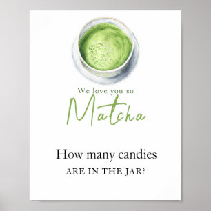 Baby braut Matcha Wie viele Süßigkeiten Poster