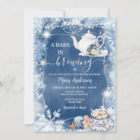 Baby braut Schneeflocken Tee Party Babydusche