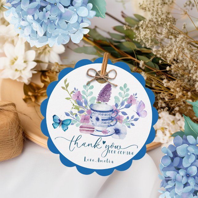 Baby Braut Tee Party Babydusche Danke Geschenkanhänger (Von Creator hochgeladen)