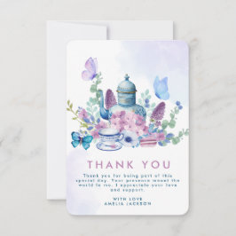 Baby Braut Tee Party Babydusche Dankeskarte