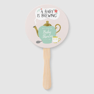 Baby braut wunderliche Tee-Party-Baby-Dusche Fächer