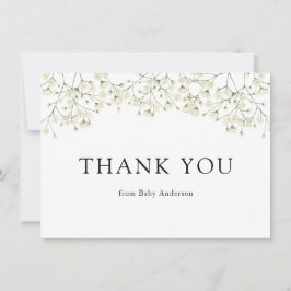 Baby Breath Dusche Vielen Dank Dankeskarte