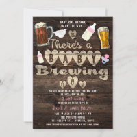 Baby Brewing Beer Party Daddy to Be Couples Dusche