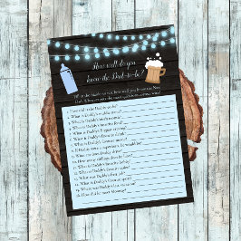 Baby Brewing Blue, das das beste Vater kennt Einladung