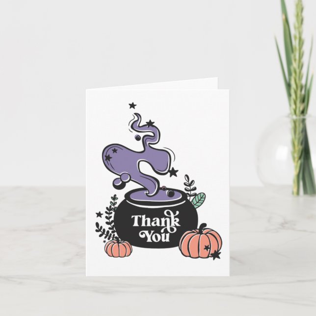 Baby Brewing Halloween Kinderdusche Danke (Vorderseite)