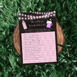 Baby Brewing Pink, der das beste Vater kennt Einladung