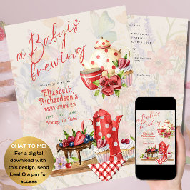 Baby Brewing Vintag Retro Tee Party Rote Punkte