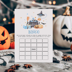 Baby bricht Blue Halloween Bingo Game