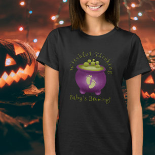 Baby bricht Halloween-Kinderankündigung T-Shirt