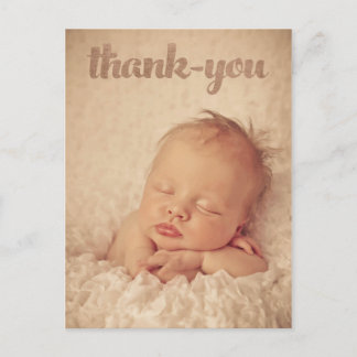 Baby Bronze Vielen Dank, dass Sie das Foto zur Ank Postkarte