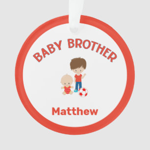 Baby Brother mit Big Brother Personalisiert Ornament