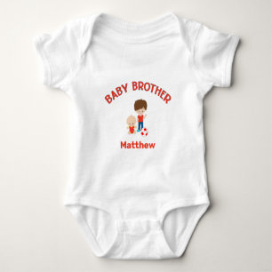 Baby Brother mit Big Brother Personalisiert Strampler