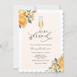 Baby Brunch Baby Dusche Einladung