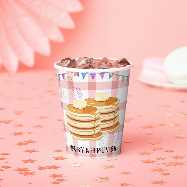 Baby & Brunch-Babydusche Pappbecher (Insitu)