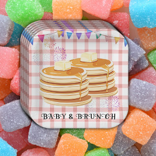 Baby & Brunch-Babydusche Pappteller