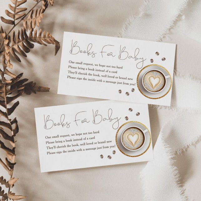 Baby brütet Coffee Baby Shower Books für Baby Begleitkarte (Von Creator hochgeladen)