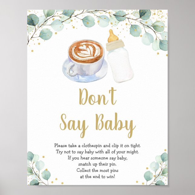 Baby brütet Grüne nicht Baby Game Poster (Vorne)