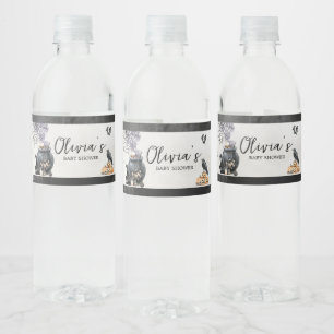 Baby brütet Hexe Cauldron Babydusche Wasserflaschenetikett