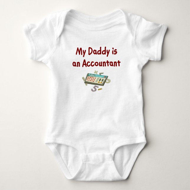Baby-Buchhalter-T - Shirts und (Vorderseite)