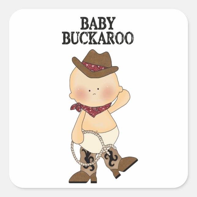 Baby Buckaroo Stickers (Vorderseite)
