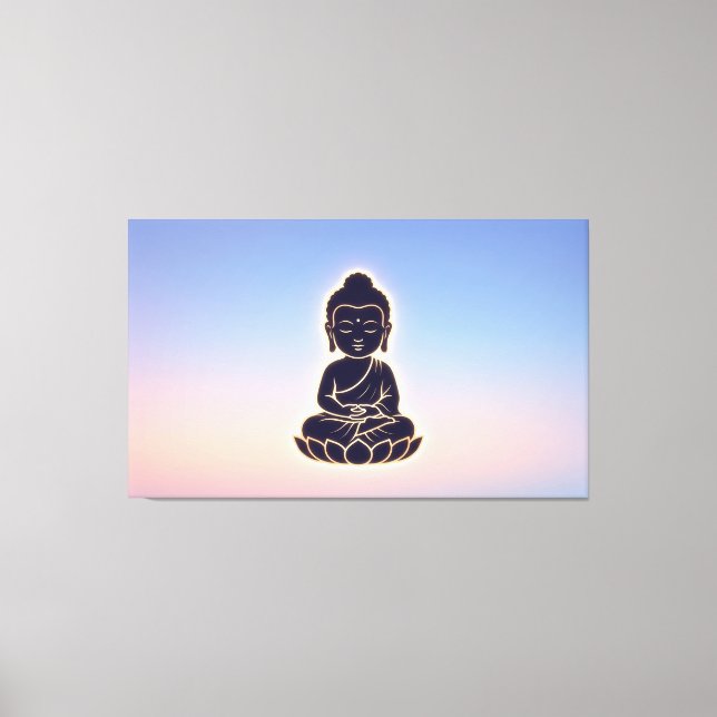 Baby Buddha Leinwanddruck (Vorderseite)