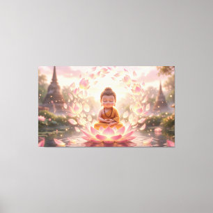 Baby Buddha Leinwanddruck