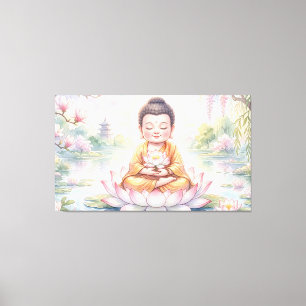 Baby Buddha Leinwanddruck