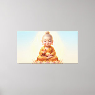 Baby Buddha Leinwanddruck