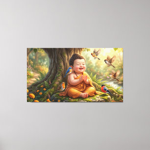 Baby Buddha Leinwanddruck