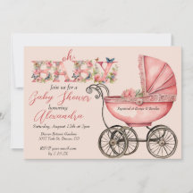 Baby-Buggy-Mädchen-Baby-Party