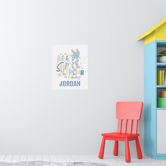 Baby BUGS BUNNY™ Future Superstar im Training Poster (Kinderzimmer 1)