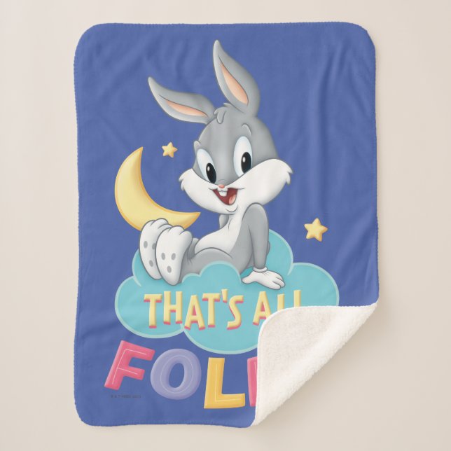 Baby Bugs Bunny | That's All Folks Sherpadecke (Vorderseite)