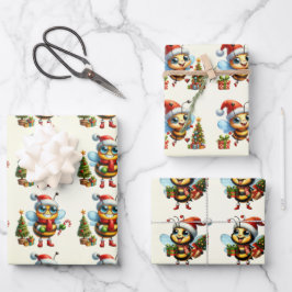 Baby Bumble Bees Weihnachtskids Geschenkpapier Set