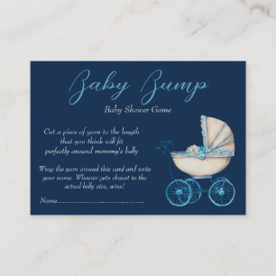 Baby Bump Game Guess Mamas Bauchgrösse Baby Carria Begleitkarte