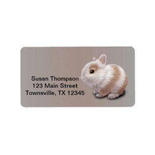 Baby Bunny Adressaufkleber